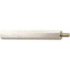 Electro Hardware - M2.5x0.45, 9.97mm OAL, 4.5mm Across Flats, Nylon Male/Female Hex Circuit Board Standoff - USA Tool & Supply