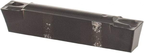 Kennametal - 0305A4G GUP Grade KCP10, 3.05mm Cutting Width Carbide Grooving Insert - 3mm Max Depth of Cut, Neutral, 0.2mm Corner Radius, TiCN/Al2O3/TiN Finish - USA Tool & Supply