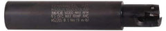 Kennametal - 5/8" Cut Diam, 0.396" Max Depth of Cut, 3/4" Shank Diam, 4" OAL, Indexable Square Shoulder End Mill - EC10.., EP10.. Inserts, Cylindrical Shank, 0° Lead Angle, Through Coolant - USA Tool & Supply