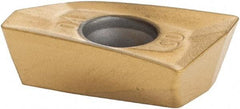 Kennametal - EP1004 Grade KC725M Carbide Milling Insert - TiN/TiCN/TiN Finish, 0.1476" Thick, 0.4mm Corner Radius - USA Tool & Supply