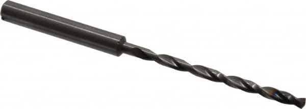 Guhring - 3.3mm 140° 2-Flute Solid Carbide Extra Length Drill Bit - USA Tool & Supply