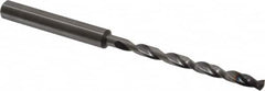 Guhring - 3.6mm 140° 2-Flute Solid Carbide Extra Length Drill Bit - USA Tool & Supply