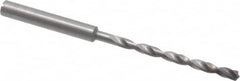 Guhring - 3.7mm 140° 2-Flute Solid Carbide Extra Length Drill Bit - USA Tool & Supply