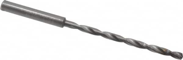 Guhring - 3.9mm 140° 2-Flute Solid Carbide Extra Length Drill Bit - USA Tool & Supply