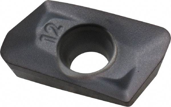 Kennametal - EC1012 LD Grade KC522M Carbide Milling Insert - TiAlN Finish, 0.148" Thick, 1.2mm Corner Radius - USA Tool & Supply