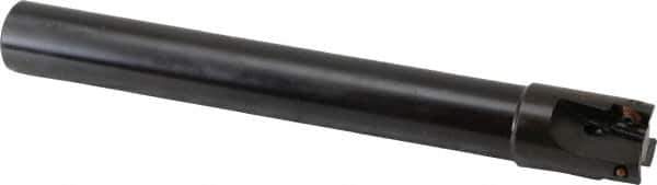 Kennametal - 7/8" Cut Diam, 0.396" Max Depth of Cut, 3/4" Shank Diam, 6.7" OAL, Indexable Square Shoulder End Mill - EC10.., EP10.. Inserts, Cylindrical Shank, 0° Lead Angle, Through Coolant - USA Tool & Supply