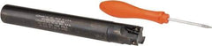 Kennametal - 1" Cut Diam, 0.395" Max Depth of Cut, 1" Shank Diam, 8" OAL, Indexable Square Shoulder End Mill - EC10.., EP10.. Inserts, Cylindrical Shank, 0° Lead Angle, Through Coolant - USA Tool & Supply