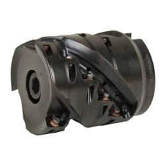 Kennametal - 15 Inserts, 2" Cut Diam, 3/4" Arbor Diam, 1.745" Max Depth of Cut, Indexable Square-Shoulder Face Mill - 0/90° Lead Angle, 2.4" High, EC10.., EP10.. Insert Compatibility, Series Mill 1-10 - USA Tool & Supply