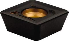 Kennametal - SDPT433 Grade KCPK30 Carbide Milling Insert - TiN/TiCN/Al2O3 Finish, 3/16" Thick, 1/2" Inscribed Circle, 1.19mm Corner Radius - USA Tool & Supply