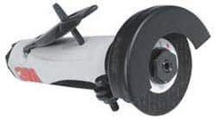 3M - 3" Wheel Diam, 25,000 RPM, Pneumatic Cutoff & Cutoff-Grinder Tool - Straight Handle, 1/4 NPT Inlet - USA Tool & Supply