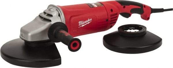 Milwaukee Tool - 7 & 9" Wheel Diam, 6,000 RPM, Corded Angle & Disc Grinder - 5/8-11 Spindle, 120 Volts, 15 Amps, Front Exhaust - USA Tool & Supply