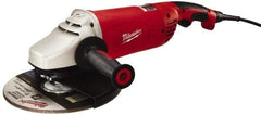 Milwaukee Tool - 7 & 9" Wheel Diam, 6,000 RPM, Corded Angle & Disc Grinder - 5/8-11 Spindle, 120 Volts, 15 Amps, Front Exhaust - USA Tool & Supply