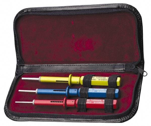 Jonard Tools - Pin Extraction Tool Set - For Use with Contact Size 12, Contact Size 16, Contact Size 20 - USA Tool & Supply