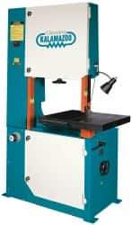 Clausing - 40 Inch Throat Capacity, Variable Speed Pulley Vertical Bandsaw - 50 to 5200 SFPM, 5 HP, Three Phase - USA Tool & Supply