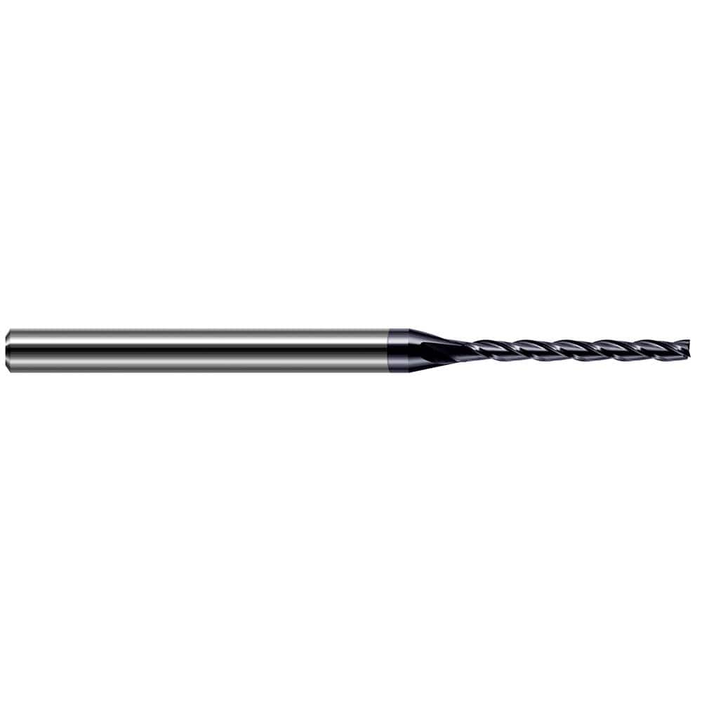 Harvey Tool - 1/16", 5/8" LOC, 1/8" Shank Diam, 2-1/2" OAL, 4 Flute, Solid Carbide Square End Mill - Exact Industrial Supply