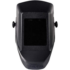 Jackson Safety - 4-1/2" Window Width x 5-1/4" Window Height, 10 Shade Fixed Shade Lens, Fixed Front Welding Helmet - Black Thermoplastic - USA Tool & Supply