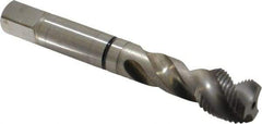 Guhring - 5/8-18 UNF 3 Flute 2B Modified Bottoming Spiral Flute Tap - Cobalt, Bright Finish, 3.811" OAL, Right Hand Flute, Right Hand Thread, Series 3932 - USA Tool & Supply