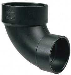 NIBCO - 4 x 3", ABS Drain, Waste & Vent Pipe - Hub x Hub - USA Tool & Supply