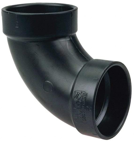 NIBCO - 3", ABS Drain, Waste & Vent Pipe 90 Elbow - Hub x Hub - USA Tool & Supply