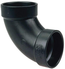 NIBCO - 3 x 3 x 1-1/2", ABS Drain, Waste & Vent Pipe - Hub x Hub x Hub - USA Tool & Supply