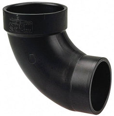 NIBCO - 4", ABS Drain, Waste & Vent Pipe - Spig x Hub - USA Tool & Supply