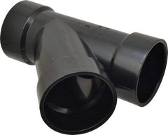 NIBCO - 3", ABS Drain, Waste & Vent Pipe 45 Wye - Hub x Hub x Hub - USA Tool & Supply