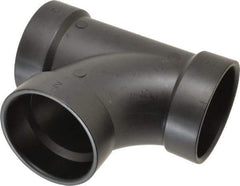 NIBCO - 2", ABS Drain, Waste & Vent Pipe Sanitary Tee - Hub x Hub x Hub - USA Tool & Supply