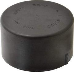NIBCO - 3", ABS Drain, Waste & Vent Pipe End Cap - Hub - USA Tool & Supply