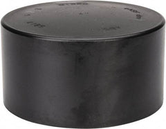 NIBCO - 4", ABS Drain, Waste & Vent Pipe End Cap - Hub - USA Tool & Supply