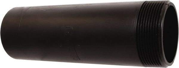 NIBCO - Threaded x Unthreaded Drain Pipe Nipple - 3 x 10" Pipe, ABS - USA Tool & Supply
