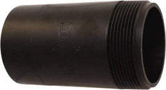 NIBCO - Threaded x Unthreaded Drain Pipe Nipple - 3 x 6" Pipe, ABS - USA Tool & Supply