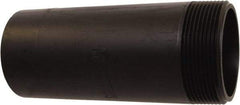 NIBCO - Threaded x Unthreaded Drain Pipe Nipple - 3 x 8" Pipe, ABS - USA Tool & Supply