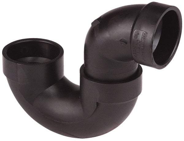 NIBCO - 4", ABS Drain, Waste & Vent Pipe P Trap - Hub x Hub - USA Tool & Supply