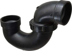 NIBCO - 2", ABS Drain, Waste & Vent Pipe P Trap with Union - Hub x Hub - USA Tool & Supply