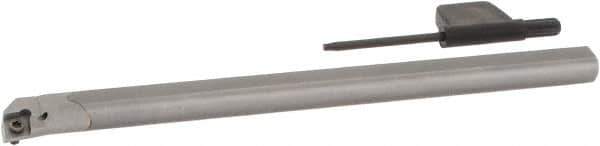 Seco - 1/2" Min Bore Diam, 6" OAL, 3/8" Shank Diam, SCLC Indexable Boring Bar - CC.. 21.51 Insert, Screw Holding Method - USA Tool & Supply