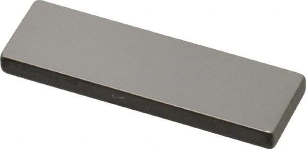 Mitutoyo - 0.1002" Rectangular Steel Gage Block - Accuracy Grade 0, Includes Certificate of Inspection - USA Tool & Supply