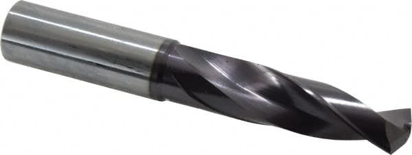 Accupro - 11/16" 140° Solid Carbide Jobber Drill - USA Tool & Supply
