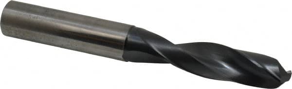 Accupro - 19/32" 140° Solid Carbide Jobber Drill - USA Tool & Supply