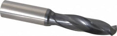 Accupro - 21/32" 140° Solid Carbide Jobber Drill - USA Tool & Supply