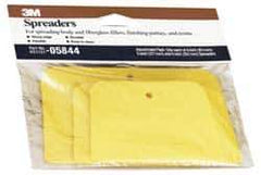 3M - Assorted Spreaders for Body Fillers & Finishing Putties - Plastic - USA Tool & Supply