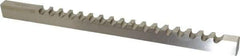 Value Collection - 14mm Keyway Width, Style D-1, Keyway Broach - High Speed Steel, Bright Finish, 9/16" Broach Body Width, 1" to 6" LOC, 13-7/8" OAL - USA Tool & Supply