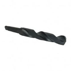 Interstate - 1-49/64", 4MT 118° Point High Speed Steel Taper Shank Drill Bit - USA Tool & Supply