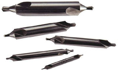 Keo - 5 Piece, #11 to 15, Bell Edge, High Speed Steel Combo Drill & Countersink Set - 60° Incl Angle - USA Tool & Supply