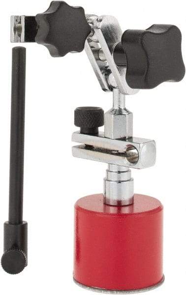 Value Collection - 30mm Wide x 1" High Magnetic Indicator Base with Holders - 1-3/16" Base Diam - USA Tool & Supply