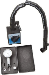 Value Collection - 0.0005" Graduation, 0-15-0 Dial Reading, Indicator & Base Kit - 1-1/4" Dial Diam - USA Tool & Supply