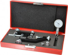 Value Collection - 0.0005" Graduation, 0.03" Max Meas, 0-15-0 Dial Reading, Dial Indicator & Base Kit - 1-17/64" Dial Diam - USA Tool & Supply