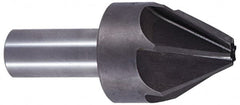 Interstate - 3/16" Head Diam, 3/16" Shank Diam, 6 Flute 60° Cobalt Countersink - USA Tool & Supply