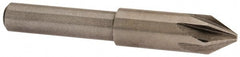 Interstate - 5/16" Head Diam, 1/4" Shank Diam, 6 Flute 60° Cobalt Countersink - USA Tool & Supply