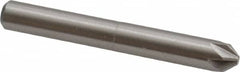 Interstate - 1/4" Head Diam, 1/4" Shank Diam, 6 Flute 82° Cobalt Countersink - USA Tool & Supply