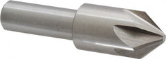 Interstate - 3/4" Head Diam, 1/2" Shank Diam, 6 Flute 82° Cobalt Countersink - USA Tool & Supply
